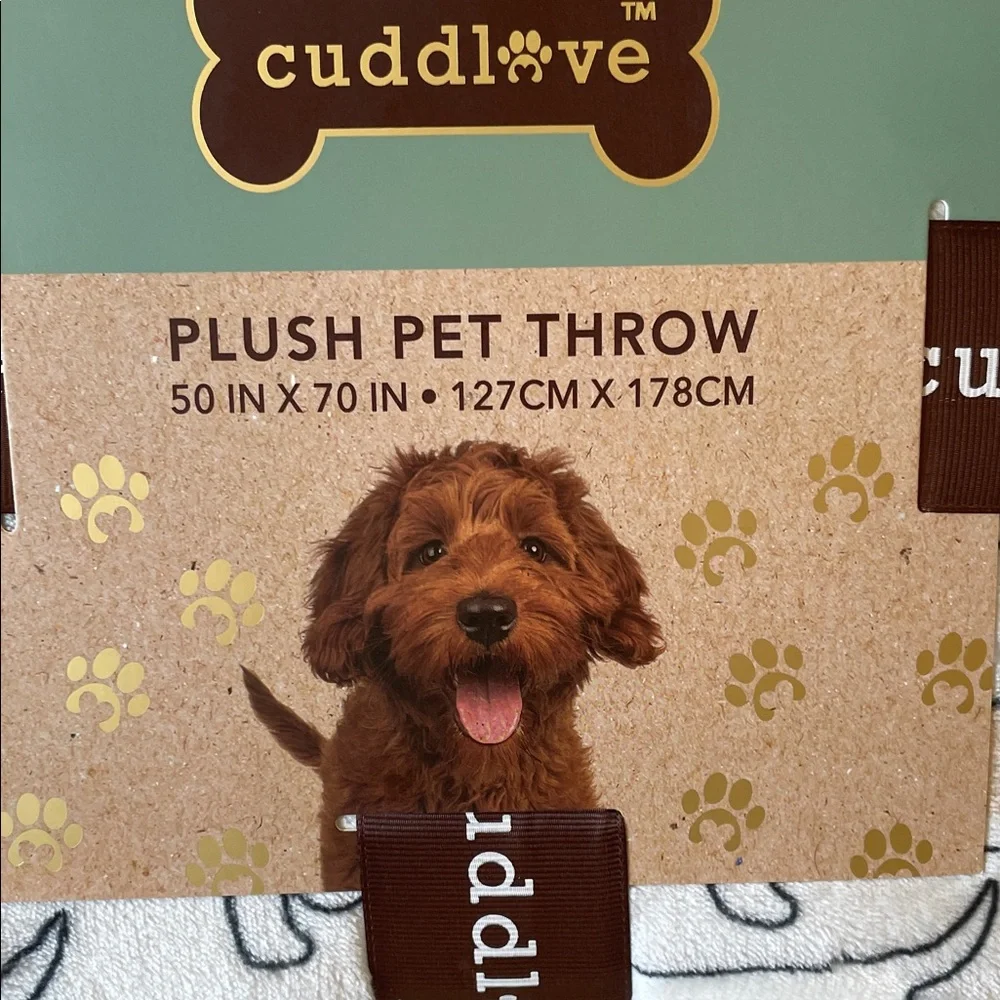 Dachshund themed Plush Pet Throw Blanket -